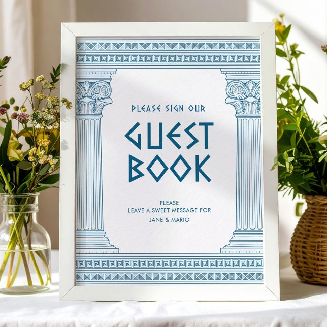 Guest book sign for Greek toga party (Creator Uploaded)
