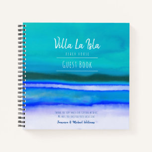 Guest Book Vacation Rental Beach House Ocean Blue