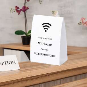 Guest customer wifi network password 