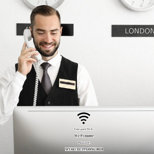 Guest customer wifi network password