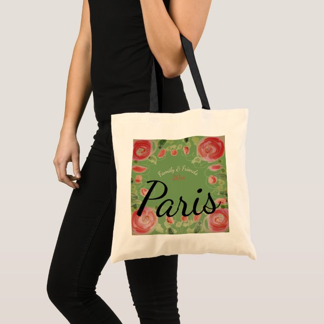 Guest Favour For A Classy Destination Wedding Tote Bag (Front (Product))