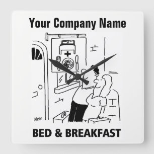 Guest House Cartoon Clock