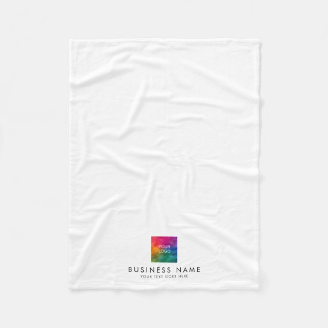Guest House Hotel Motel Hostel Logo Here Simple Fleece Blanket (Front)