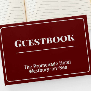 Guest House or Hotel Guestbook