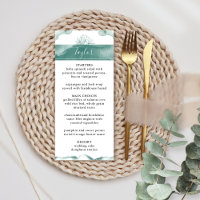 Guest Name, Green, Sage Watercolor Wedding
