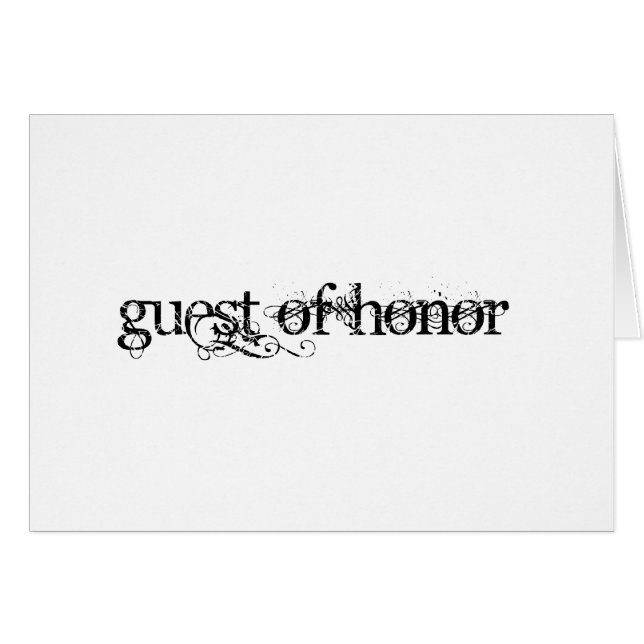 Guest of Honour (Front Horizontal)