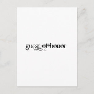 Guest of Honour Postcard