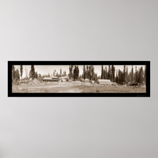 Guest Ranch Horse Fun Photo 1911 Poster