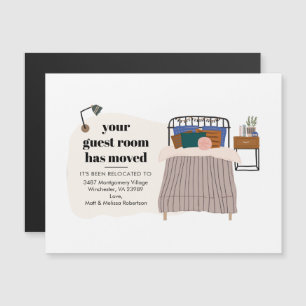 Guest Room Decor New Address Moving Announcement