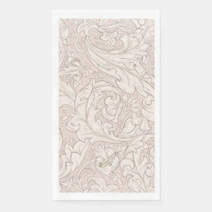 GUEST TOWEL : WILLIAM MORRIS : FLORAL DESIGN  NAPKIN
