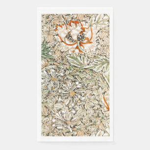 GUEST TOWEL : WILLIAM MORRIS : HONEYSUCKLE NAPKIN