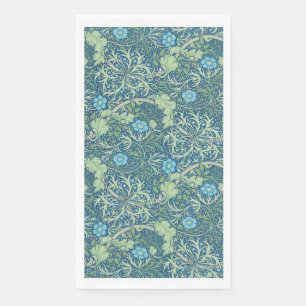 GUEST TOWEL : WILLIAM MORRIS : SEAWEED NAPKIN