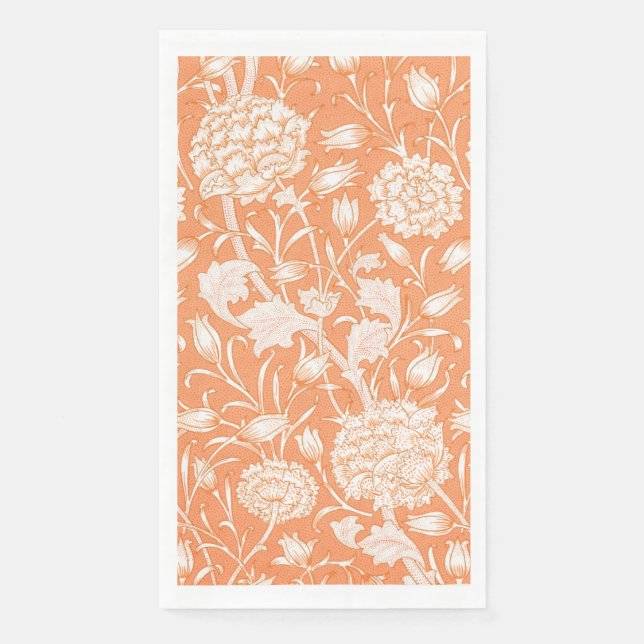 GUEST TOWEL : WILLIAM MORRIS : WILD TULIP NAPKIN (Front)