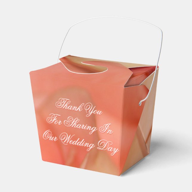 Guest  Wedding Favour  Mini Gift Basket Box (Front Side)