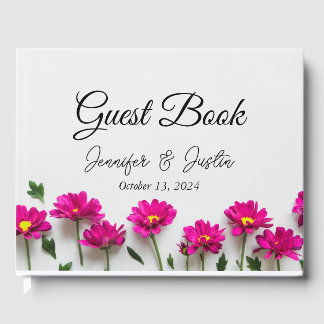 Guestbook Pink Daisy
