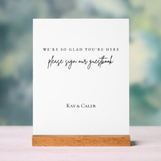 Guestbook Sign for Wedding