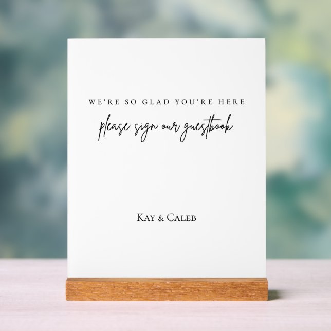 Guestbook Sign for Wedding (Neutral)