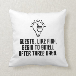 Guests like fish cushion