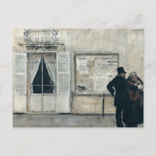 Guests Waiting for the Wedding Ceremony Postcard