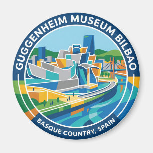 Guggenheim Museum Bilbao Spain Magnet