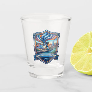 Guggenheim Museum Bilbao Spain Shot Glass