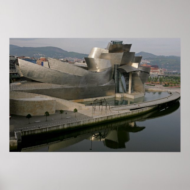 Guggenheim Museum in Bilbao, Spain Poster (Front)