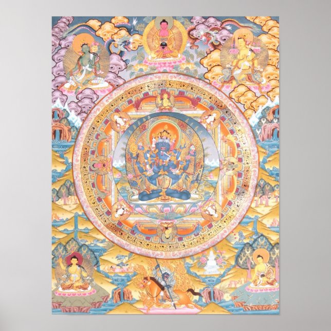 Guhyasamaja Akshobhyavajra  Poster (Front)