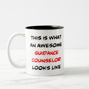 guidance counsellor, awesome Two-Tone coffee mug