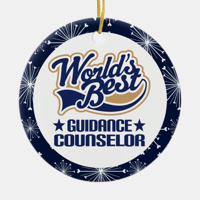 Guidance Counsellor Gift Ornament (Front)