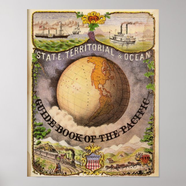 Guide Book of the Pacific Cover Poster (Front)