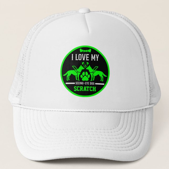Guide Dog Gifts Trucker Hat (Front)