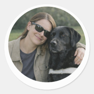 Guide Dog Partnership Sticker Black Labrador fem