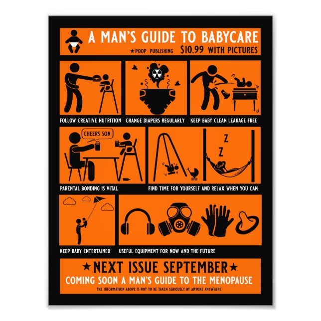 Guide Gifts For New Dads Photo Print (Front)