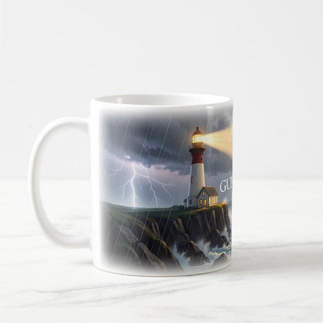 Guide Me Home Lighthouse Mug (Left)