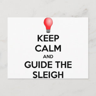 Guide the Sleigh Postcard