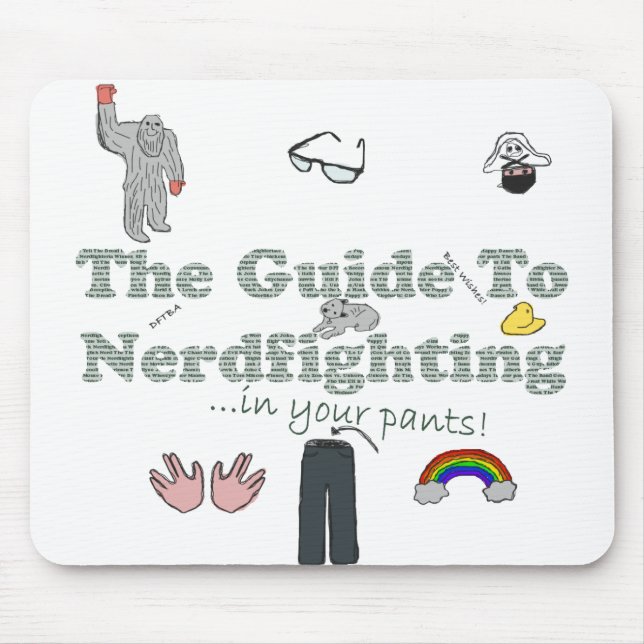 Guide To Nerdfighting Mousepad! Mouse Pad (Front)