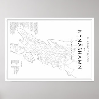 Guide to Nynäshamn Poster