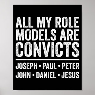 Guided By Faith Joseph Paul Peter John Jesus Poster