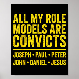 Guided By Faith Joseph Paul Peter John Jesus Poster