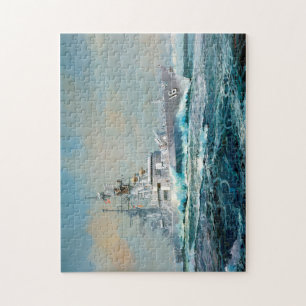 Guided Missile Cruiser USS Leahy (CG 16) Jigsaw Puzzle