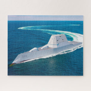 GUIDED-MISSILE DESTROYER – DDG-1000 (16x20 INCH) Jigsaw Puzzle
