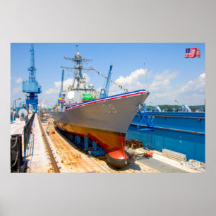 GUIDED-MISSILE DESTROYER – DDG-109 POSTER
