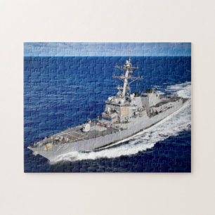 GUIDED-MISSILE DESTROYER – DDG-79 (11x14 INCH) Jigsaw Puzzle