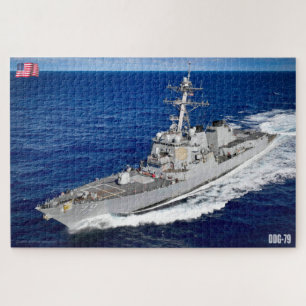 GUIDED-MISSILE DESTROYER – DDG-79 (20x30 INCH) Jigsaw Puzzle