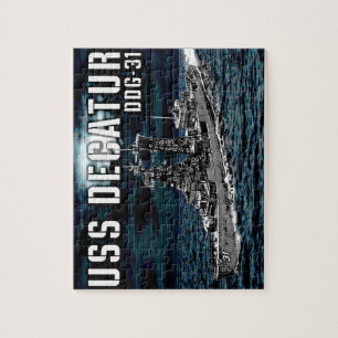 Guided missile destroyer Decatur Jigsaw Puzzle