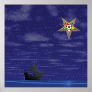 Guiding Light Eastern Star Poster