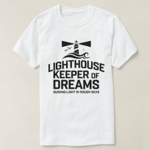 Guiding Light in Rough Seas Artwork T-Shirt