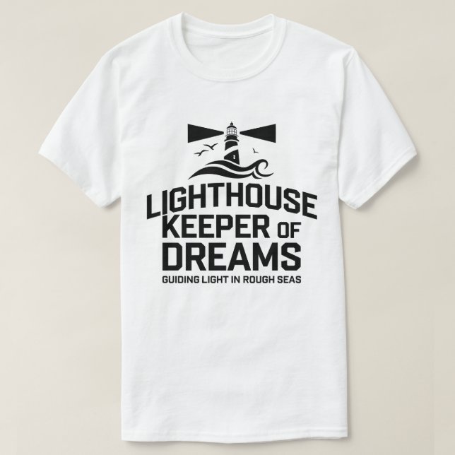 Guiding Light in Rough Seas Artwork T-Shirt (Design Front)
