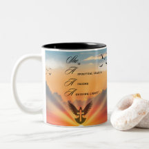 "Guiding Light Sunset" Inspirational Mug"