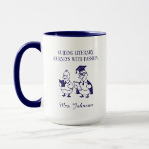 Guiding Literary Journeys With Passion Design Mug